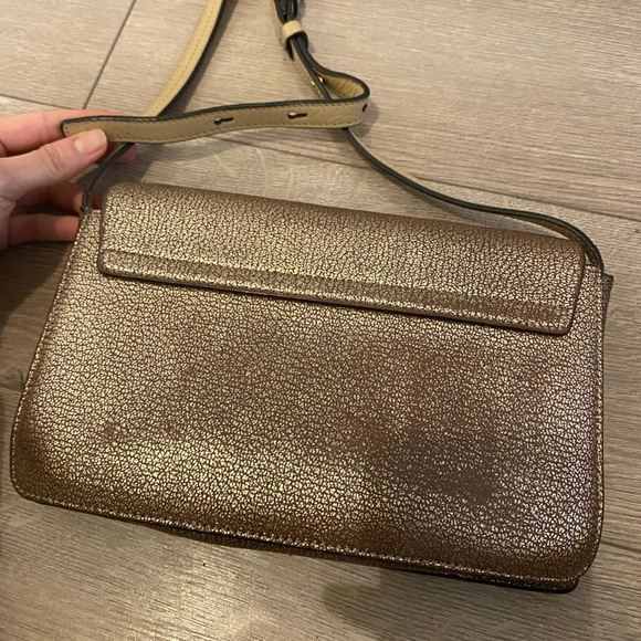 Chloe metallic goatskin small Faye crossbody bag - Picture 4 of 12